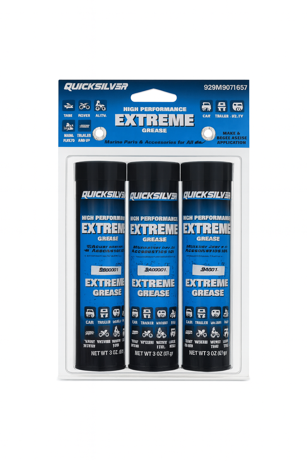 Quicksilver Extreme Marine Fett 3x85g - Bilde 2