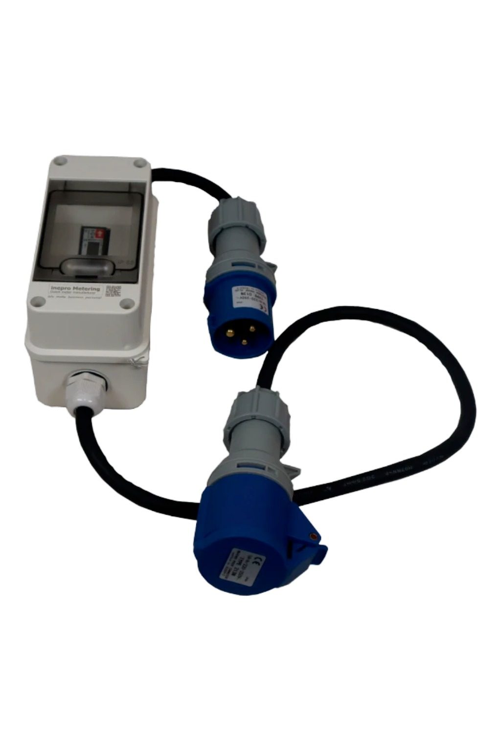 Inepro Digital Strømmåler med CEE-kontakter - 230V 16A