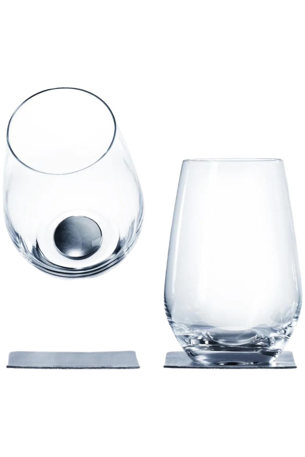 Silwy magnetiske drinkglass i krystall (2 stk)