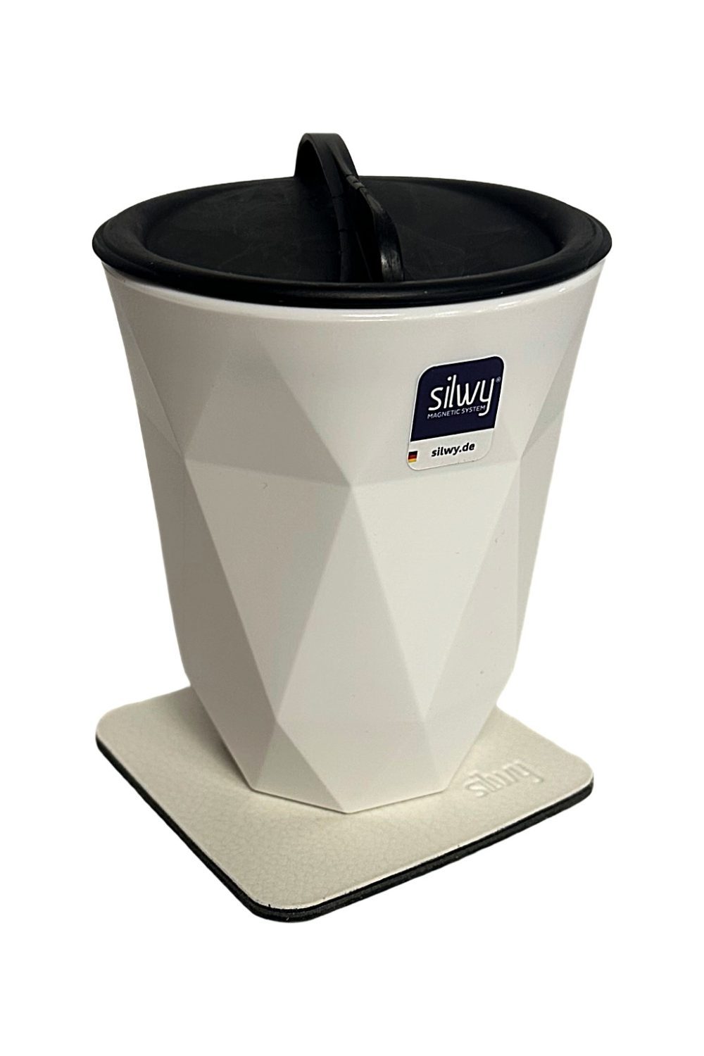 Silwy Magnetic kaffekopp med lokk