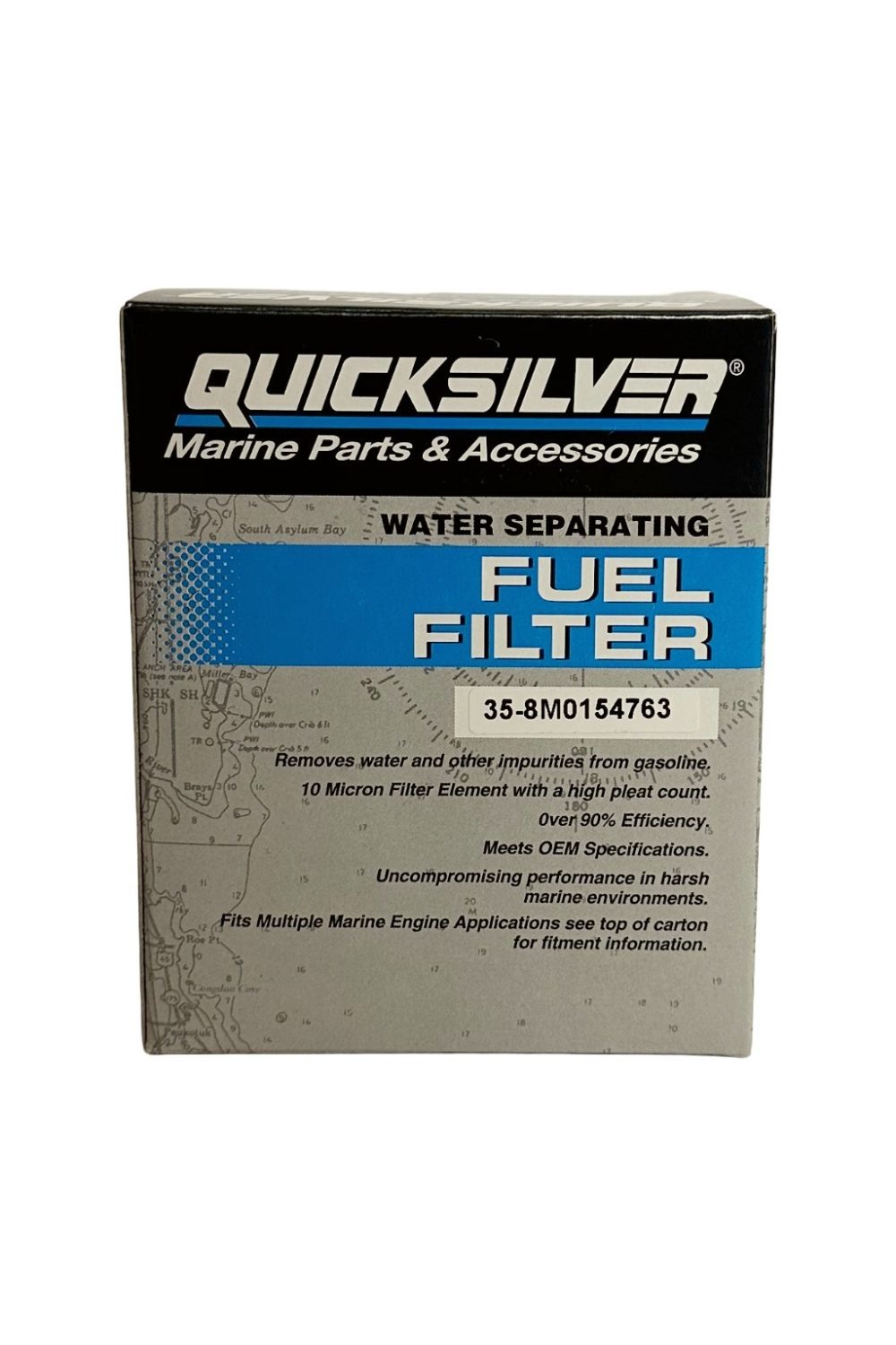 Quicksilver Drivstoffilter - Vannutskillende filter for Johnson og Evinrude 250-300 hk