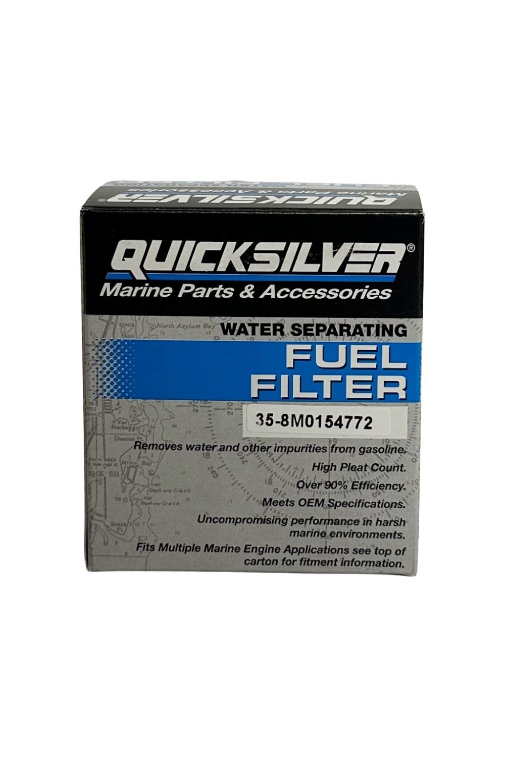 Quicksilver Drivstoffilter - Vannutskillende filter for Johnson, Evinrude og Volvo