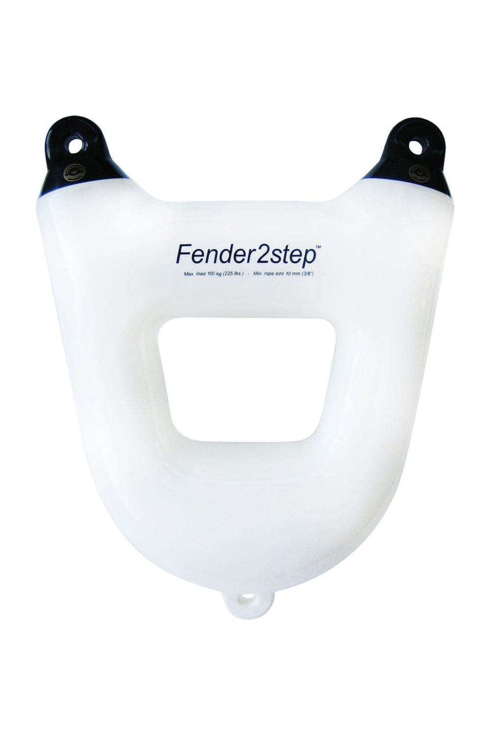 Fenderstep 2 trinn Hvit med sorte fester