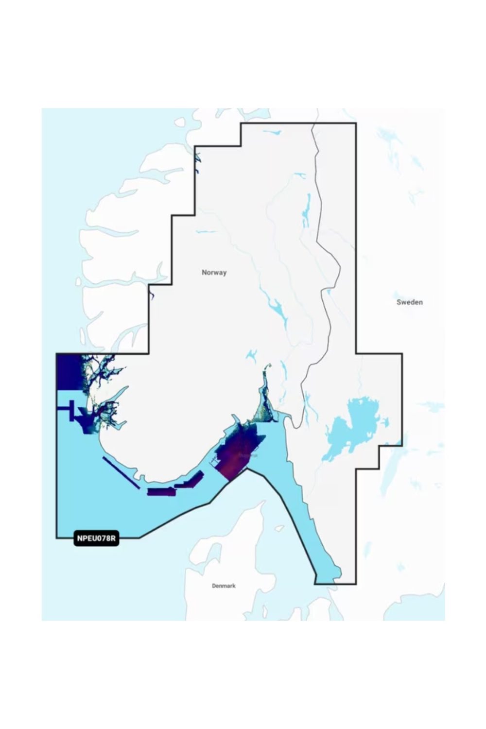 Garmin Navionics Vision+ Oslo, Skagerrak og Haugesund - maritimt kart (microSD/SD)
